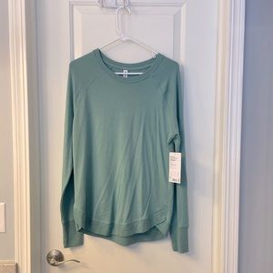 Athleta Mindset Sweatshirt Med Tall in Teal